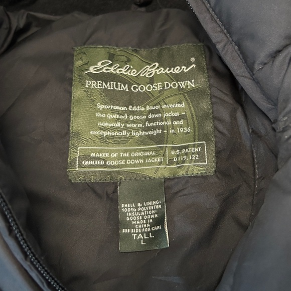 Eddie Bauer Goose Down Filled Premium Puffer Vest Large - Picture 3 of 4